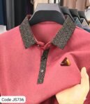 Premium China Fabric Half Sleeve Polo Shirt For Men